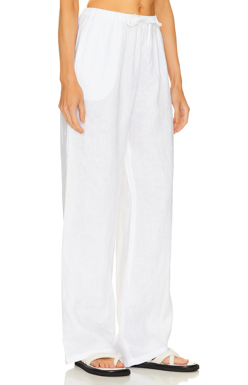 Isla Linen Drawstring Trouser