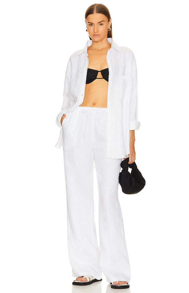 Isla Linen Drawstring Trouser