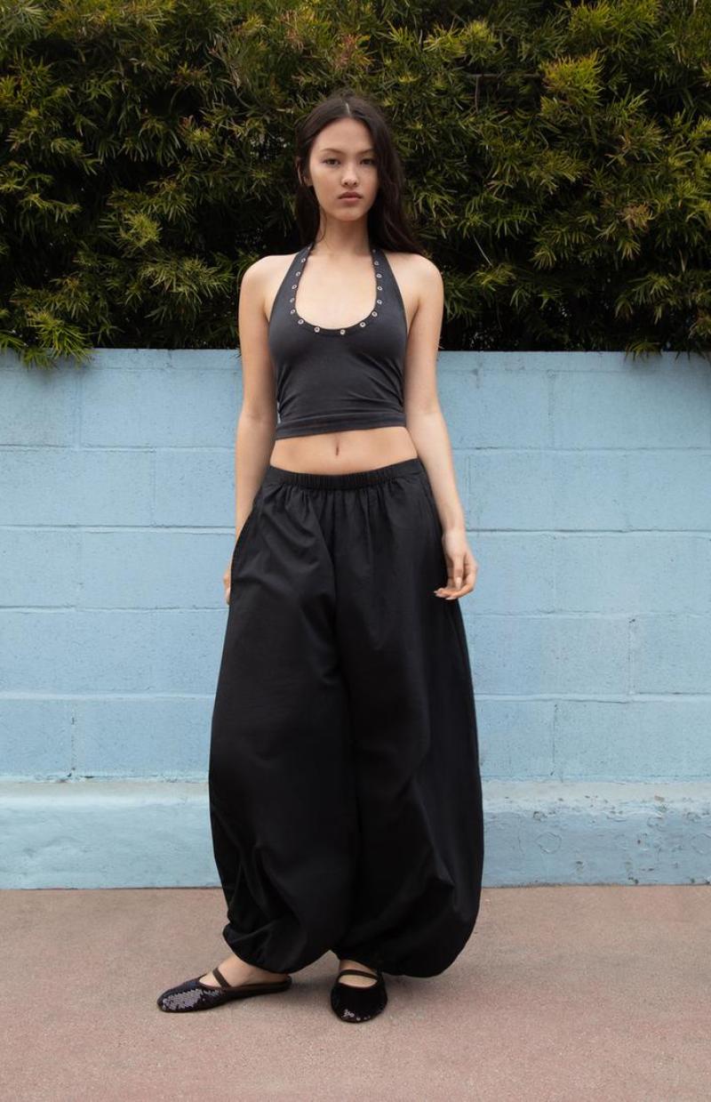 Mila Drop-Crotch Linen Pants