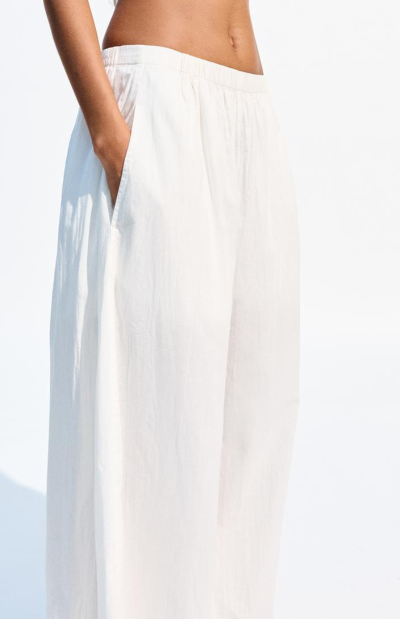 Mila Drop-Crotch Linen Pants