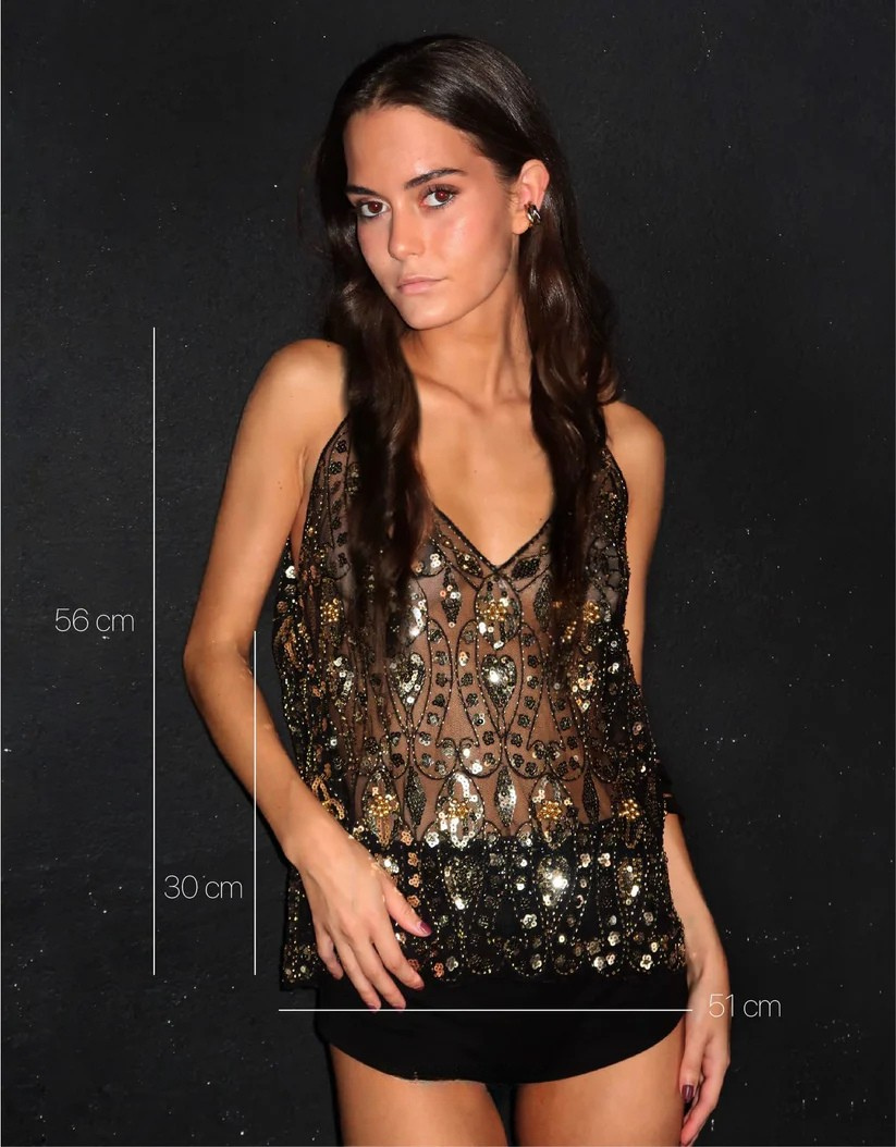 Caroline Top - Gold