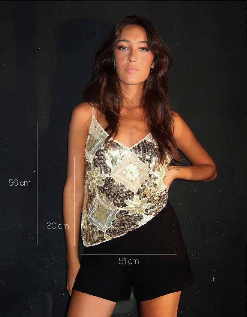Caroline Top - Gold
