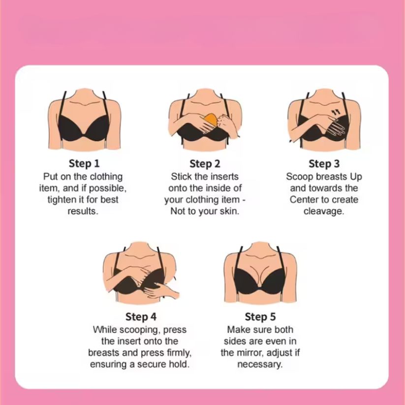 Untamed™ Sticky Inserts - Instant Boost Non-Adhesive Nip Covers