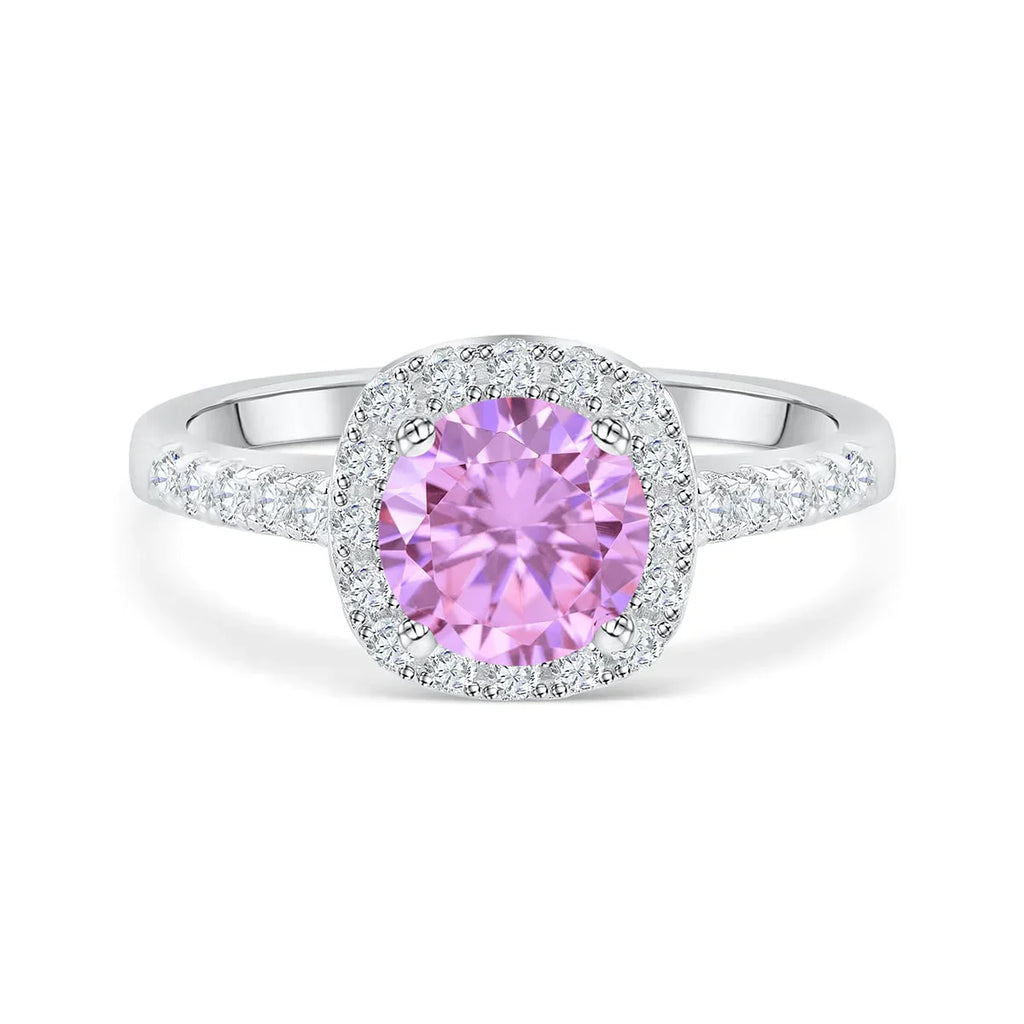The Halo - Pink Sapphire