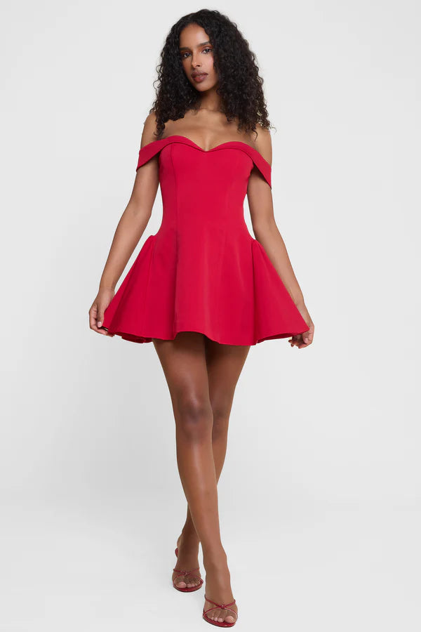 Eliza Babydoll Corset Mini Dress