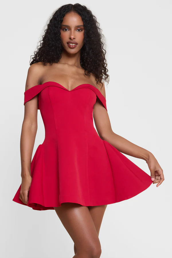 Eliza Babydoll Corset Mini Dress