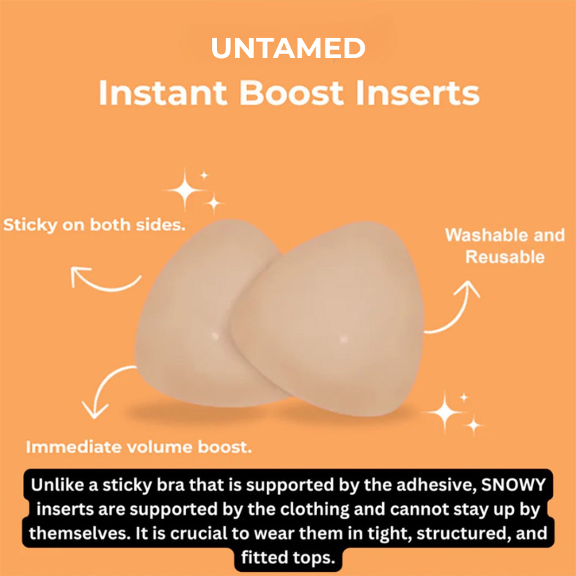Untamed™ Sticky Inserts - Instant Boost Non-Adhesive Nip Covers